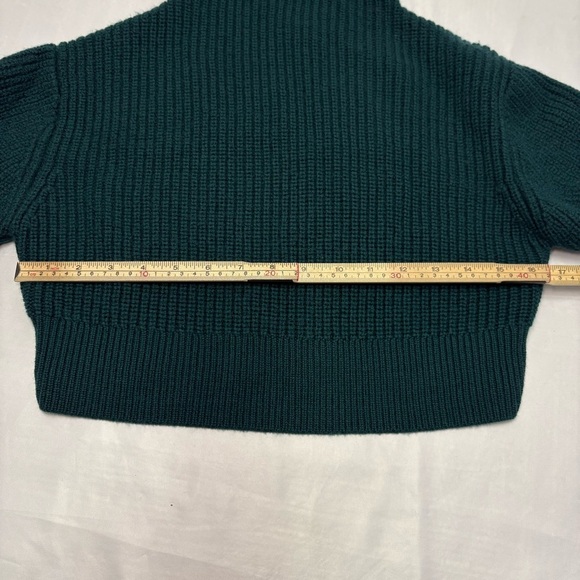 Wilfred By Aritzia Womens Small Cropped Merino Wool Cowl Neck Turtleneck Sweater - Picture 5 of 12